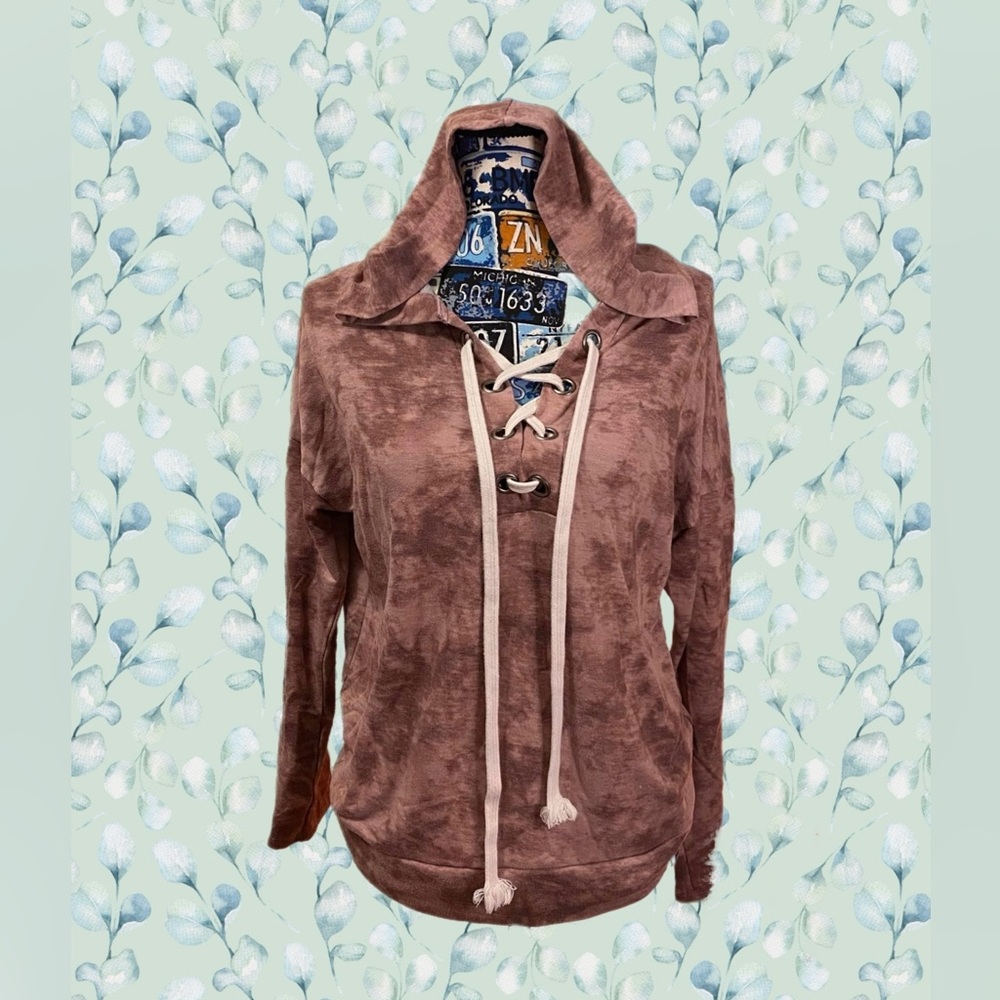 Lightweight Dusty Pink Hoodie